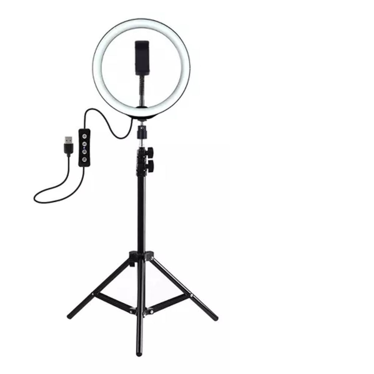 GENERICO - Aro Luz Led 26cm Control Cable Usb Tiktok