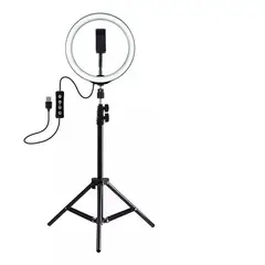 GENERICO - Aro Luz Led 26cm Control Cable Usb Tiktok