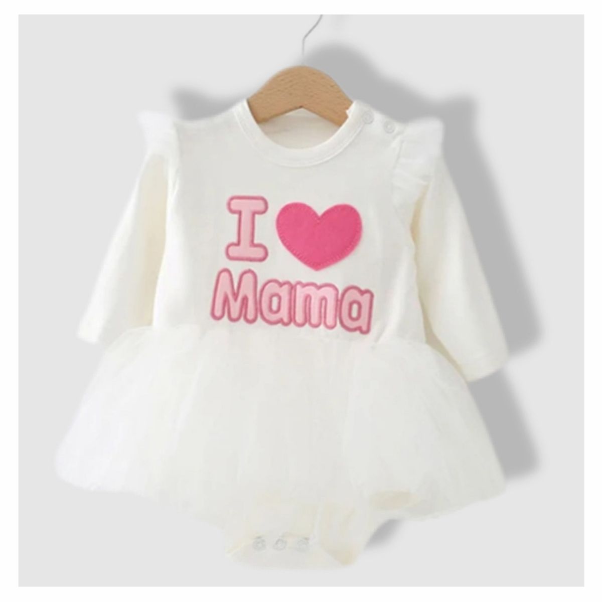 GENERICO - VESTIDO BEBÉ NIÑA ALGODÓN PEQUEÑA LUZ.-