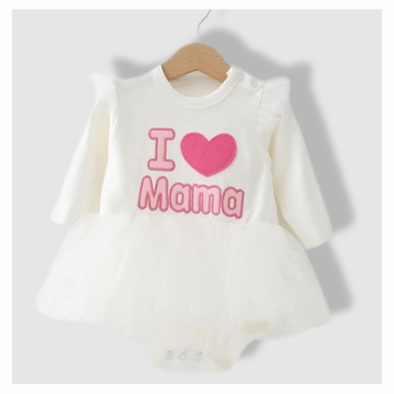 GENERICO - VESTIDO BEBÉ NIÑA ALGODÓN PEQUEÑA LUZ.-