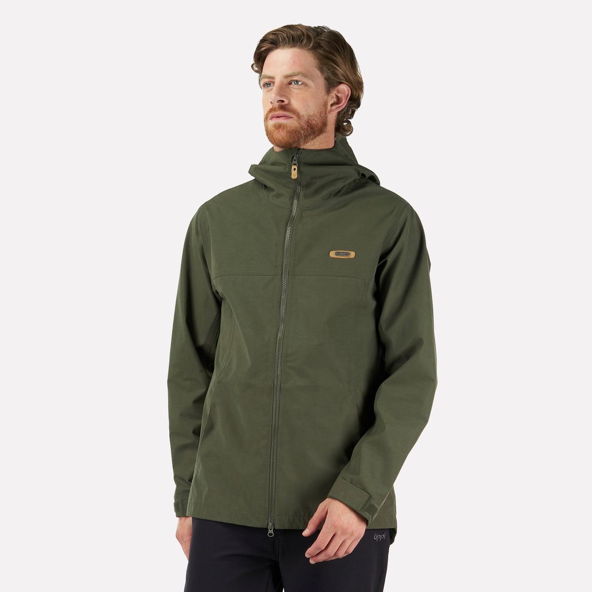 LIPPI - Chaqueta Hombre Citizen Cotton B-Dry Hoody Jacket Verde Musgo Lippi
