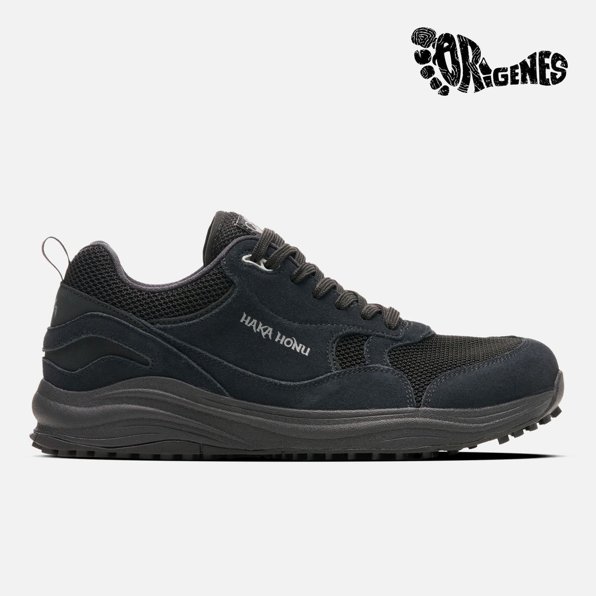 HAKA HONU - Zapatilla Hombre Huella Negro Haka Honu