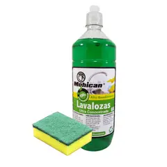 MOHICAN - PROMO LAVALOZA ULTRA CONC 1LT PUSH&PULL+ ESPONJA AMARILLA