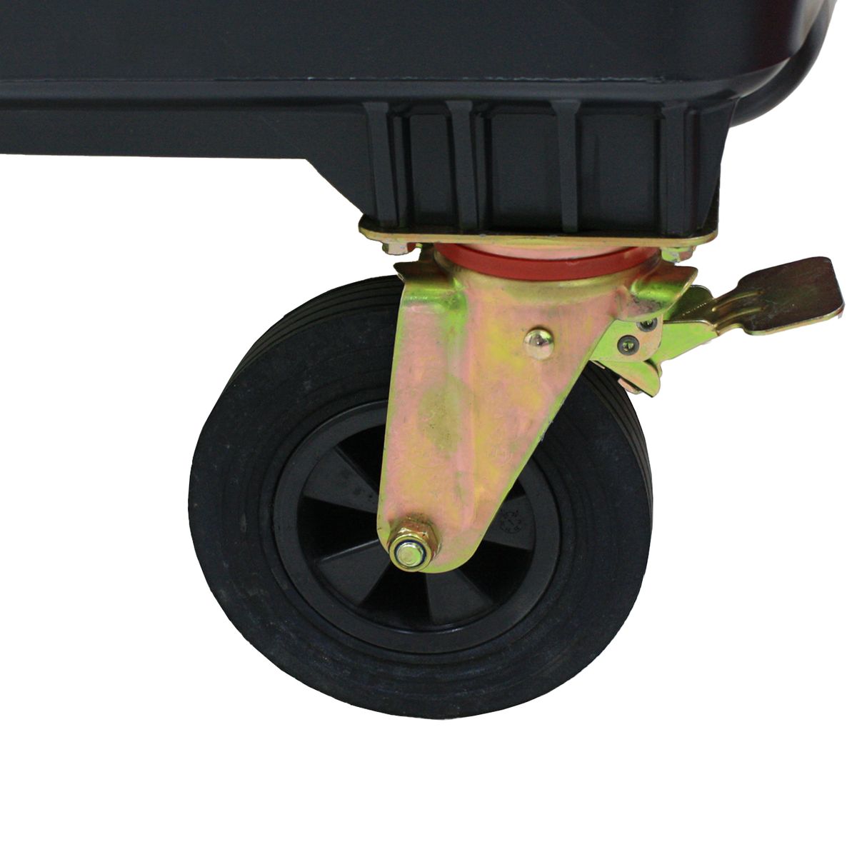 QRUBBER - Basurero Contenedor Basura 1100 lts azul QRubber