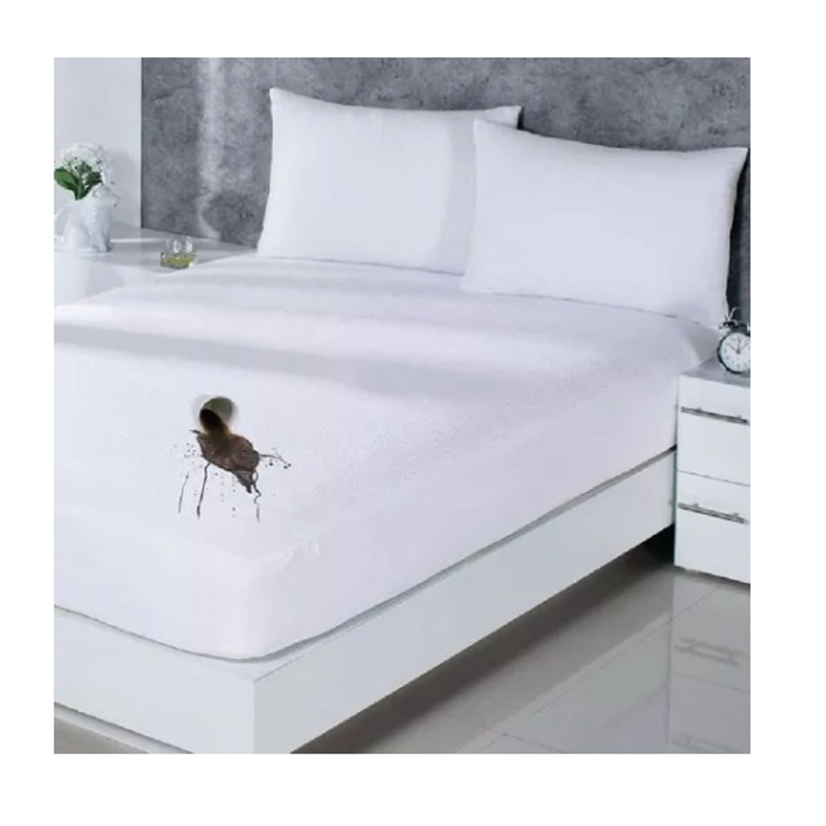 GENERICO - Cubrecolchon Impermeable 2 Plazas