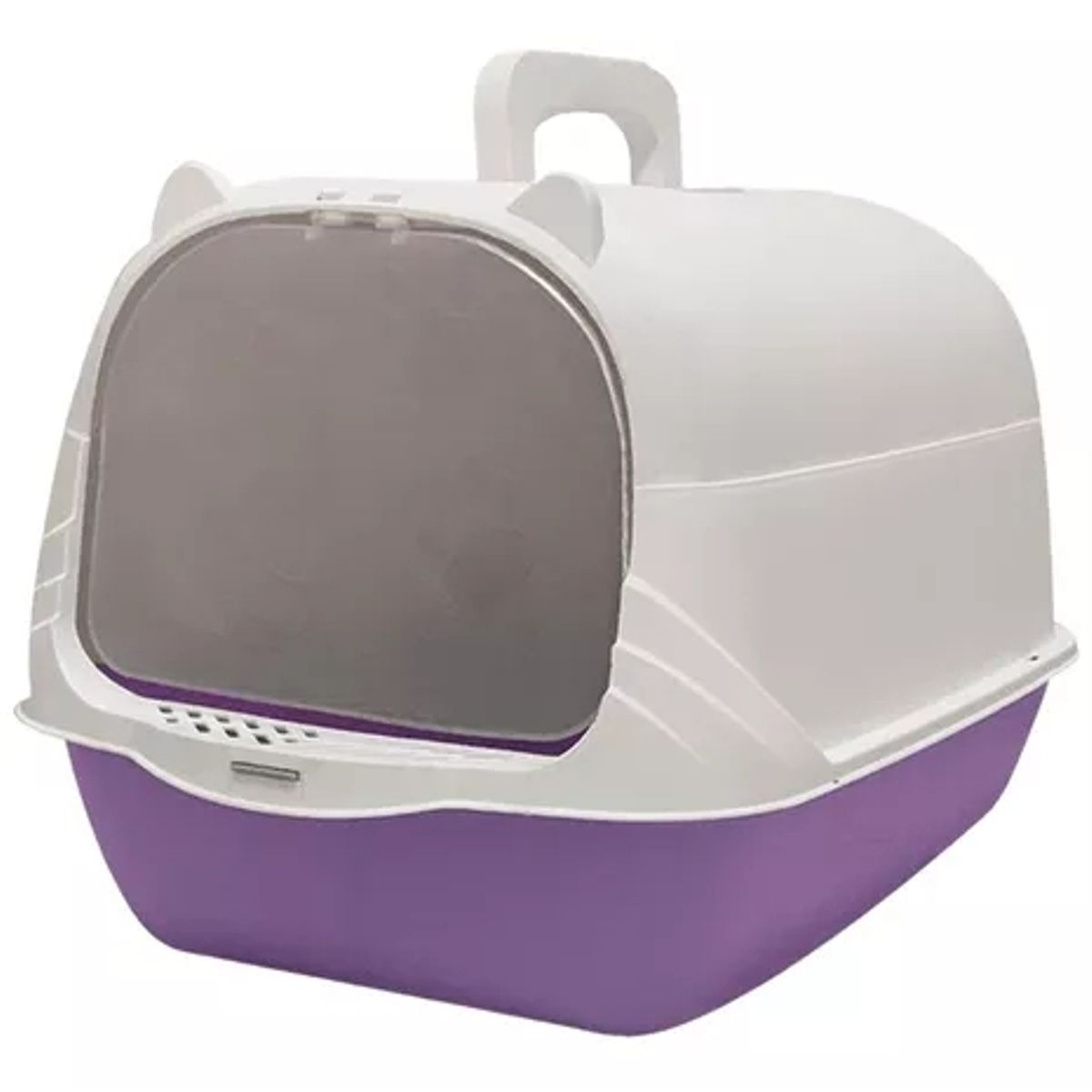 GENERICO - Caja Arenero Baño Sanitario Cerrado Gato Grande Xl - Ar.