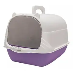 GENERICO - Caja Arenero Baño Sanitario Cerrado Gato Grande Xl - Ar.