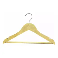GENERICO - Pack De 10 Colgadores De Madera Para Ropa De Bebe.