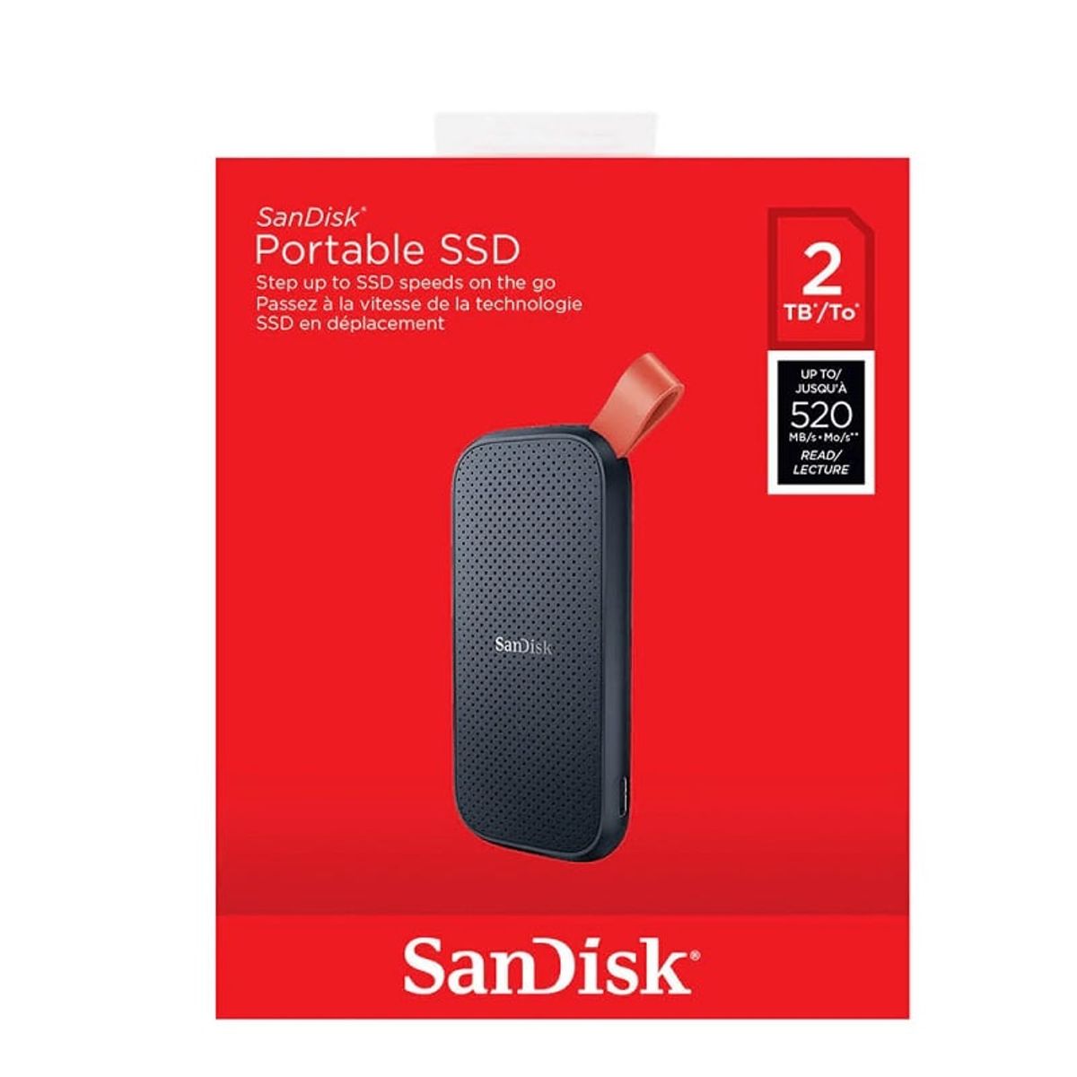 SANDISK - Disco SSD Externo Sandisk SSD 2Tb Negro