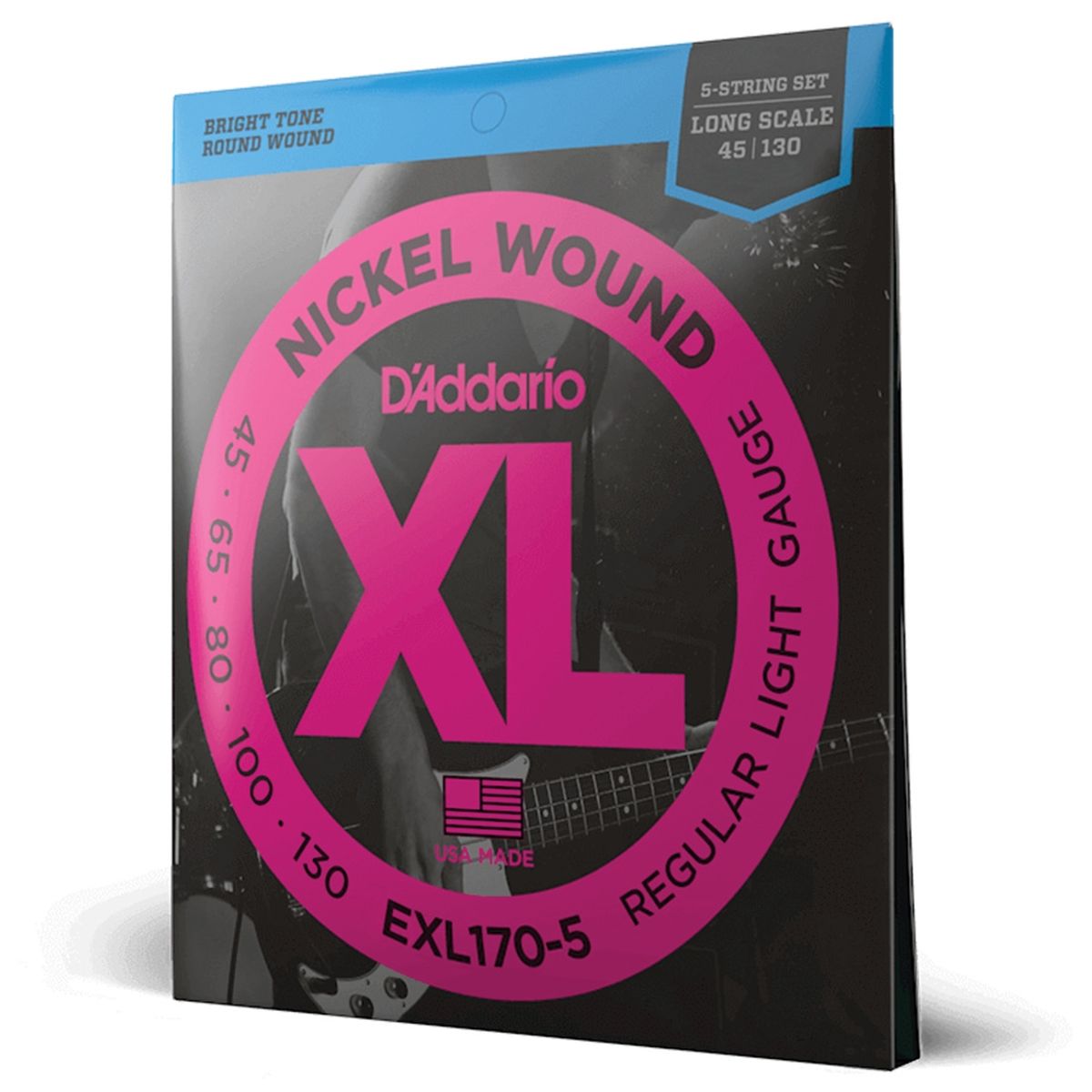 DADDARIO - Set Cuerdas Bajo Eléctrico 45-107 EXL170-5 Daddario