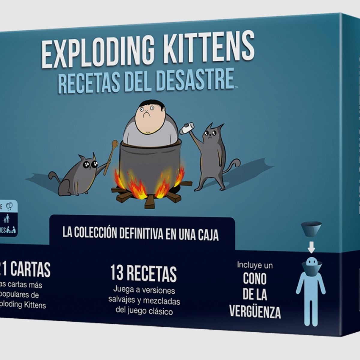 ASMODEE - Exploding Recetas Del Desastre - Juego De Mesa - Español