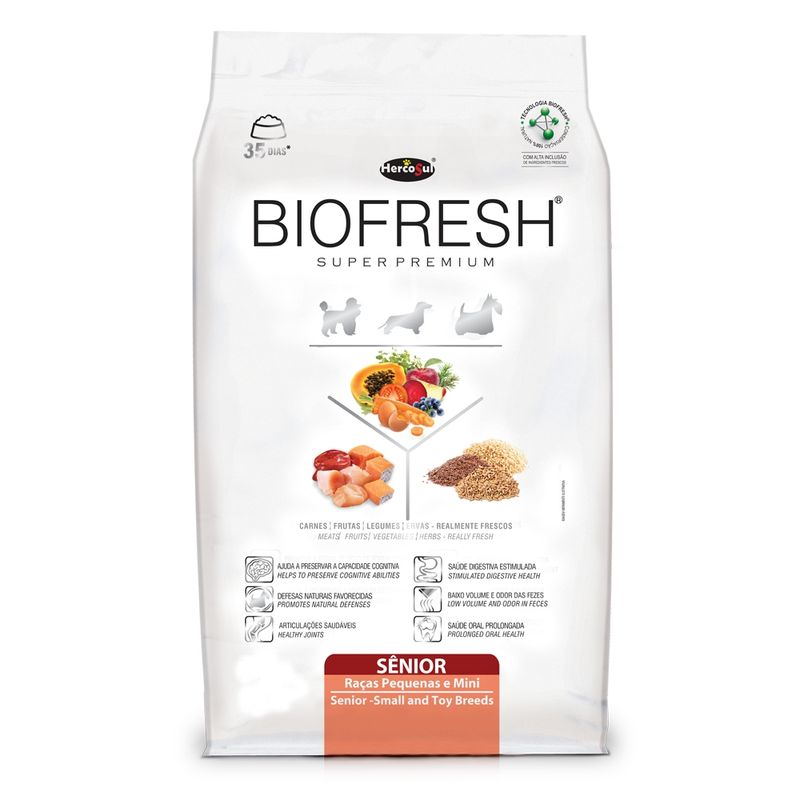 BIOFRESH - Biofresh Senior Raza Pequeña y Mini 3 kg