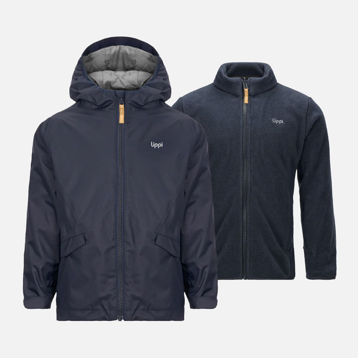 LIPPI - Chaqueta Niña Snowball Fusion-3 Hoody Jacket Azul Marino Lippi