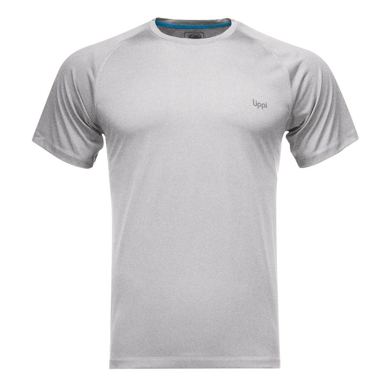 LIPPI - Polera Hombre Core T-Shirt Melange Gris Claro Lippi
