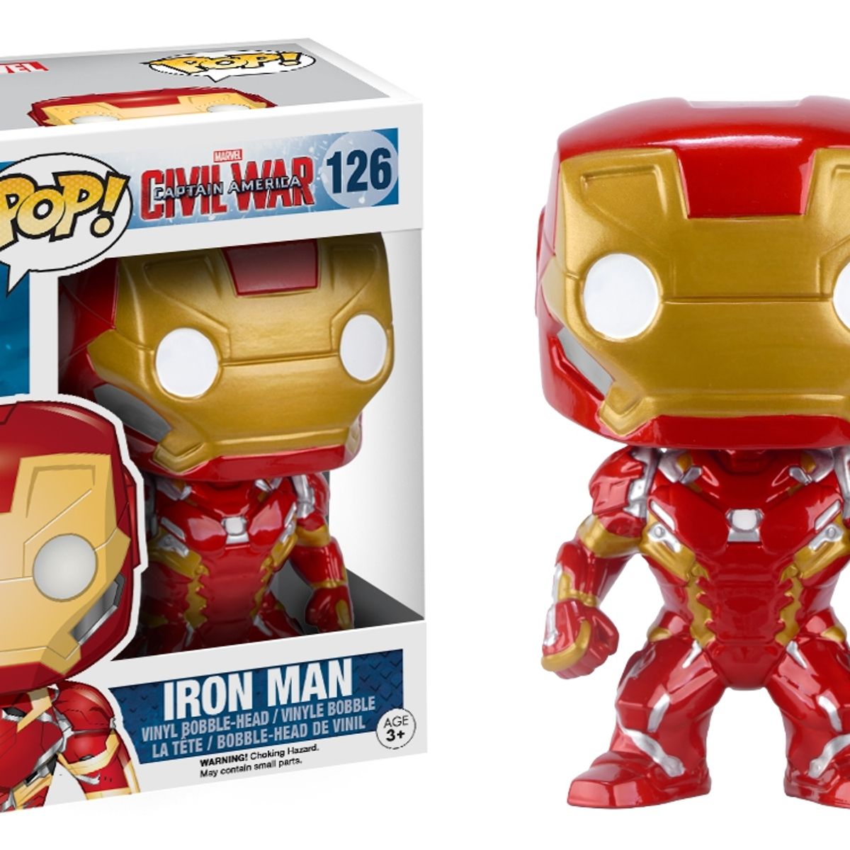 FUNKO - Funko Pop Capitan America Iron Man Marvel - 126