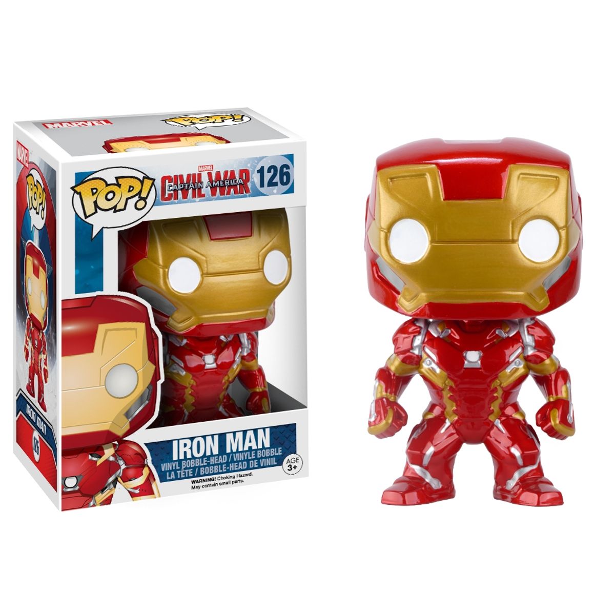 FUNKO - Funko Pop Capitan America Iron Man Marvel - 126