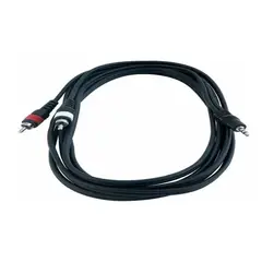 TITANIUX - Cable de Patch 3Metros Mini Jack Estereo RCAX2