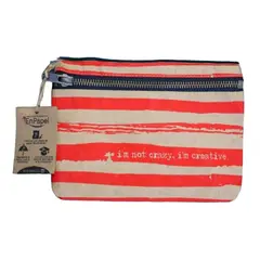 DECOMONDO - Estuche Papel Reciclado Crazy Rojo