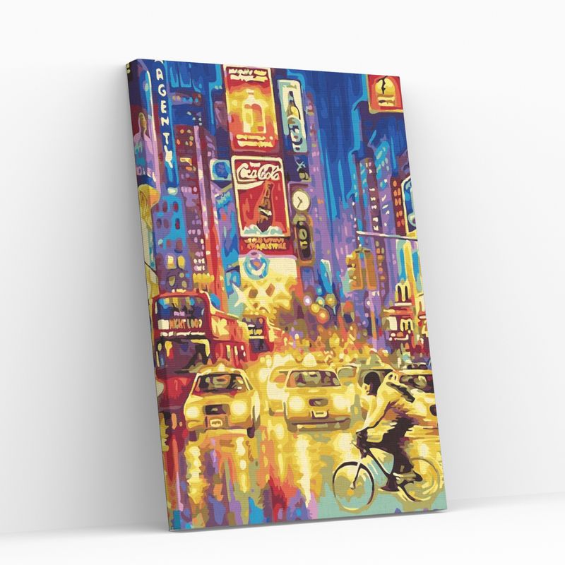 GENERICO - Diamond Painting En Bastidor New York - Pintura con diamantes 40x50