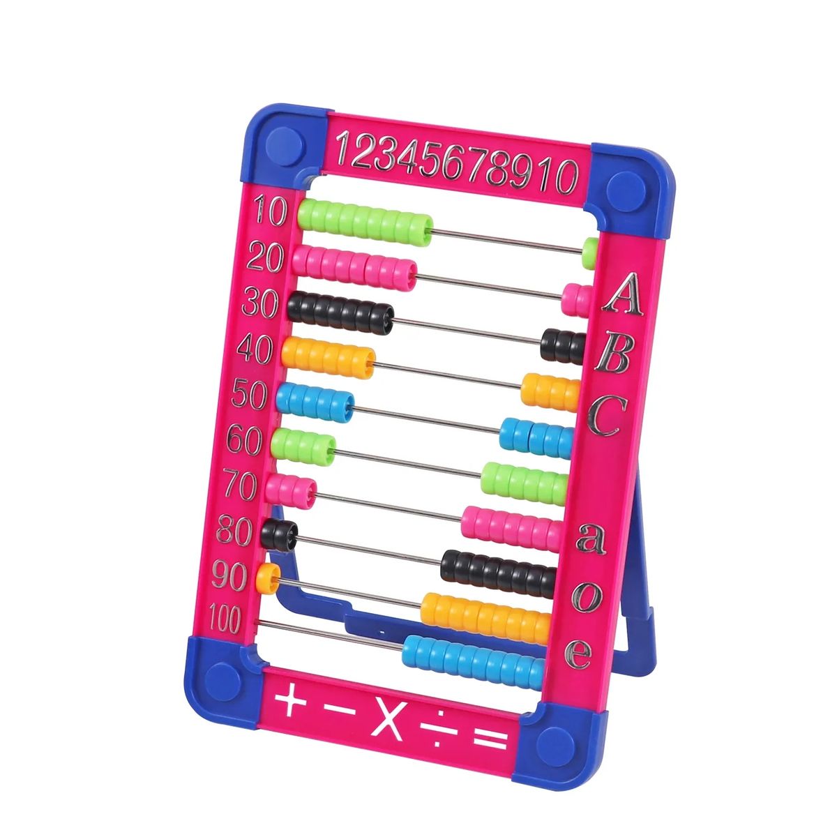 FOSKA - Ábaco de plástico para niños educativo