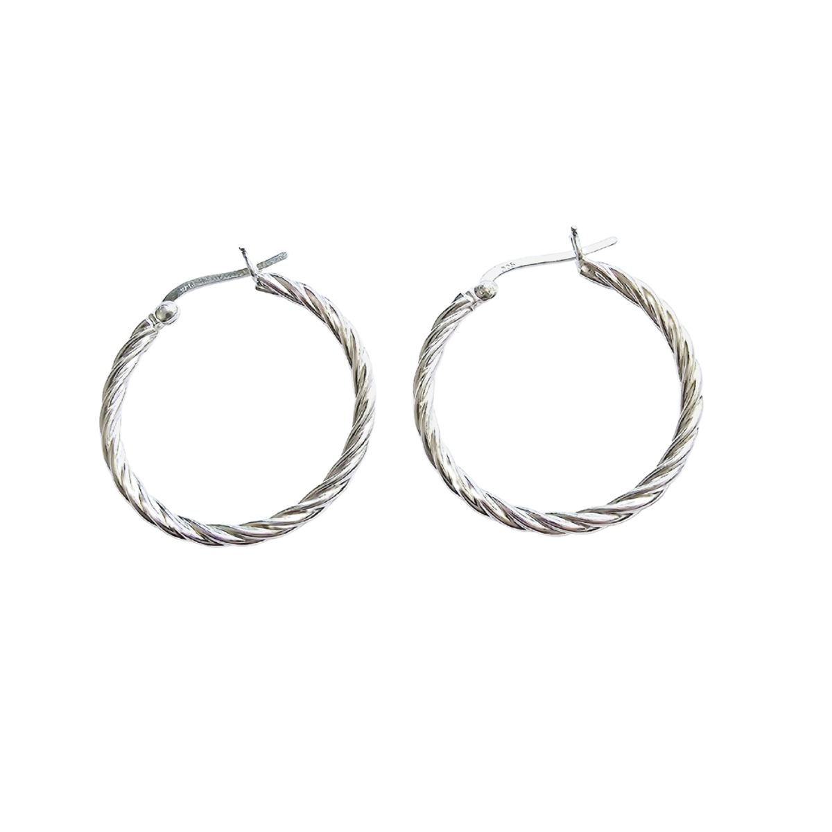 MABELITA - Argollas De Plata Concon 30mm