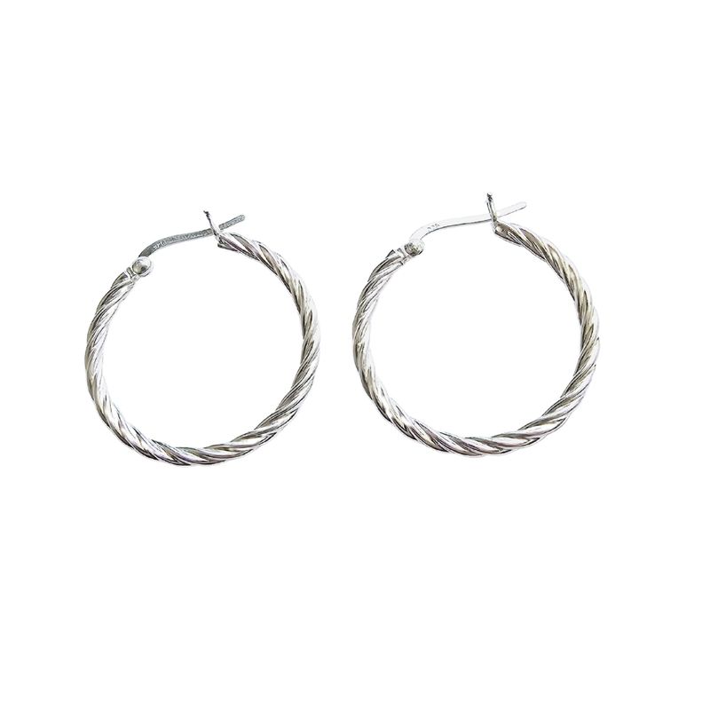 MABELITA - Argollas De Plata Concon 30mm