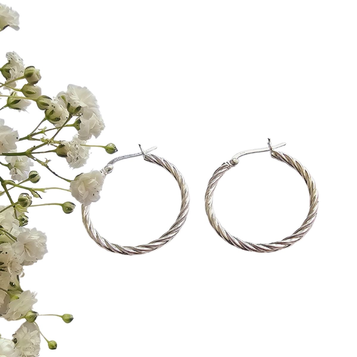 MABELITA - Argollas De Plata Concon 30mm