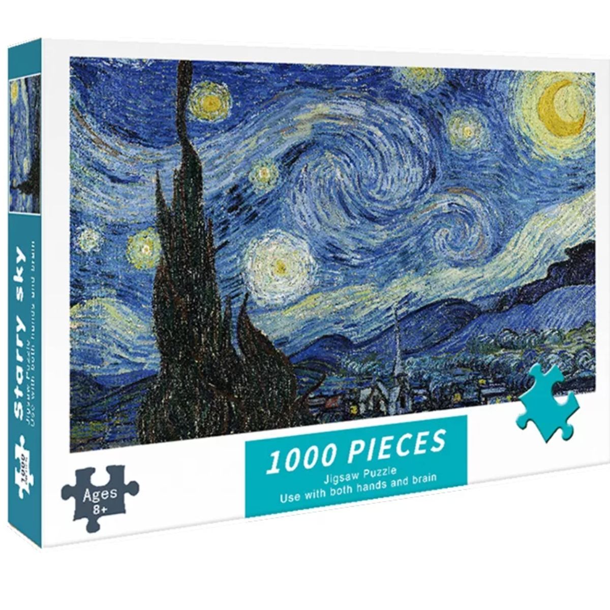 GENERICO - 1000 Piezas Rompecabezas Van Gogh La Noche Estrellada