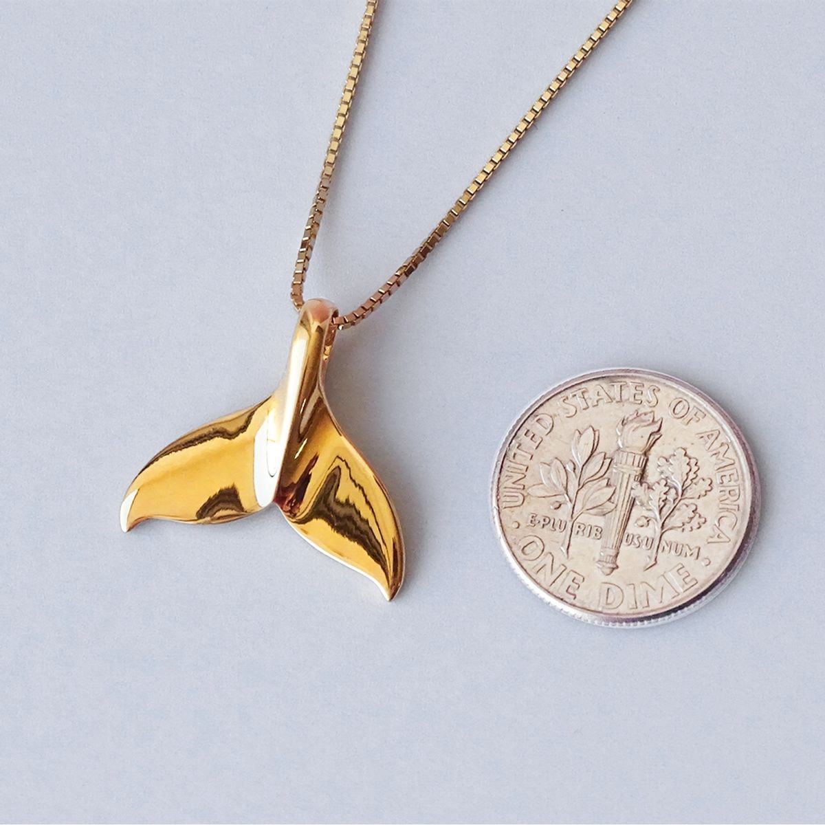 MABELITA - Cadena De Plata Bañada En Oro Cola De Ballena