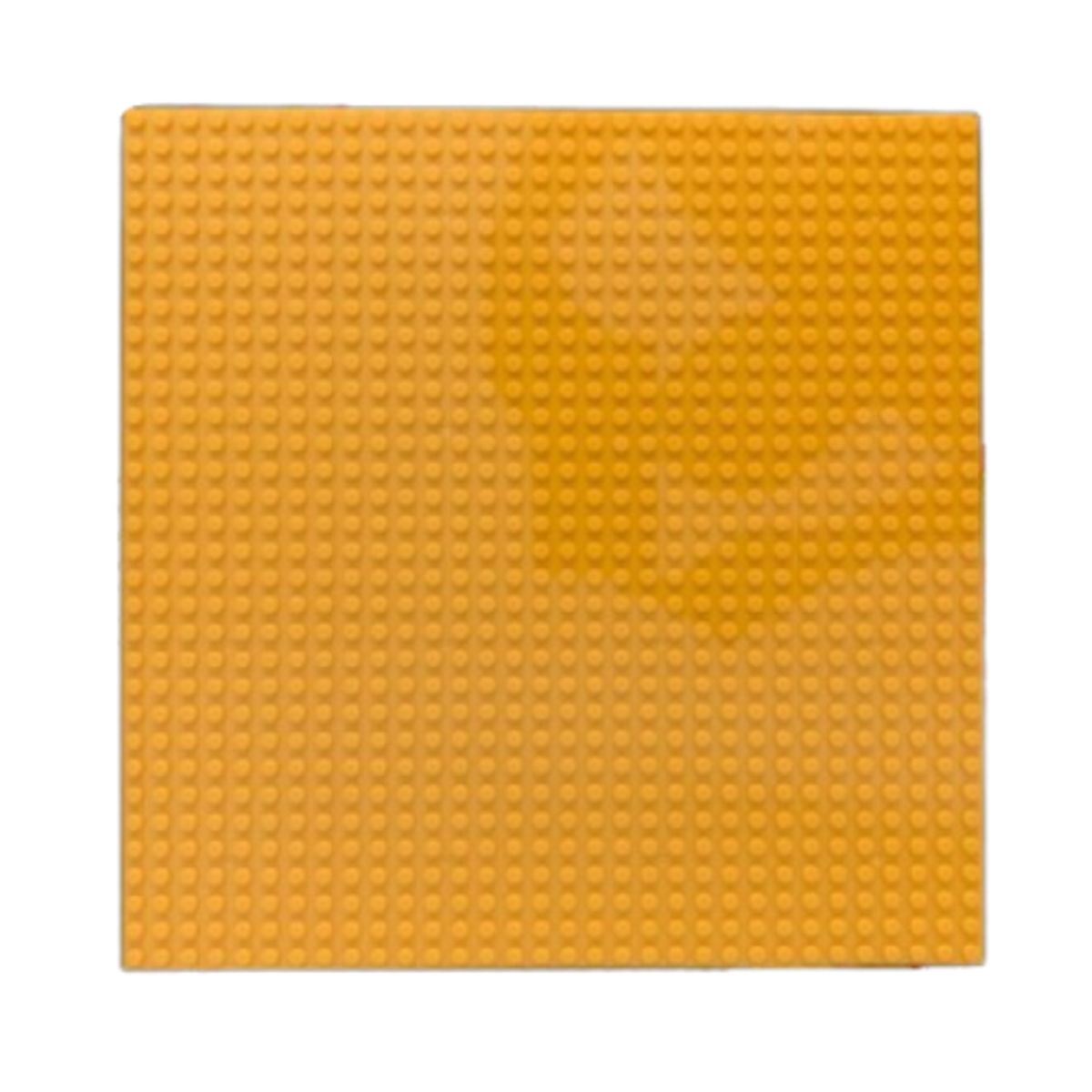GENERICO - Placa Base Compatible Con Bloques 26 Cm 32 X 32 Puntos Naranja