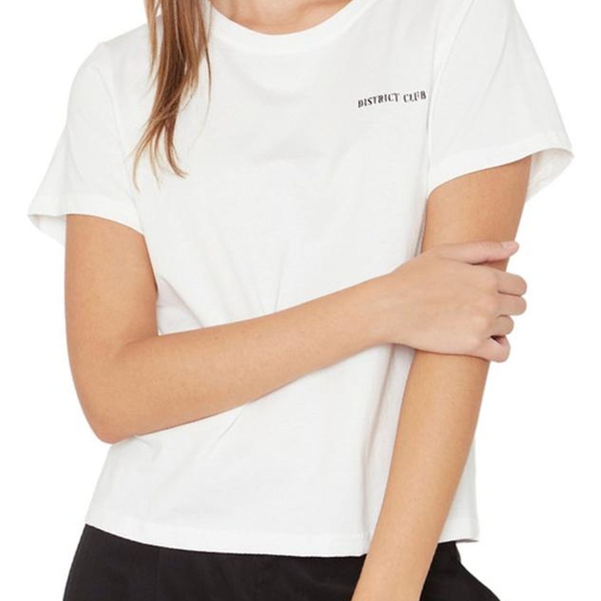 JACINTA TIENDA - Polera The district blanca Jacinta Tienda