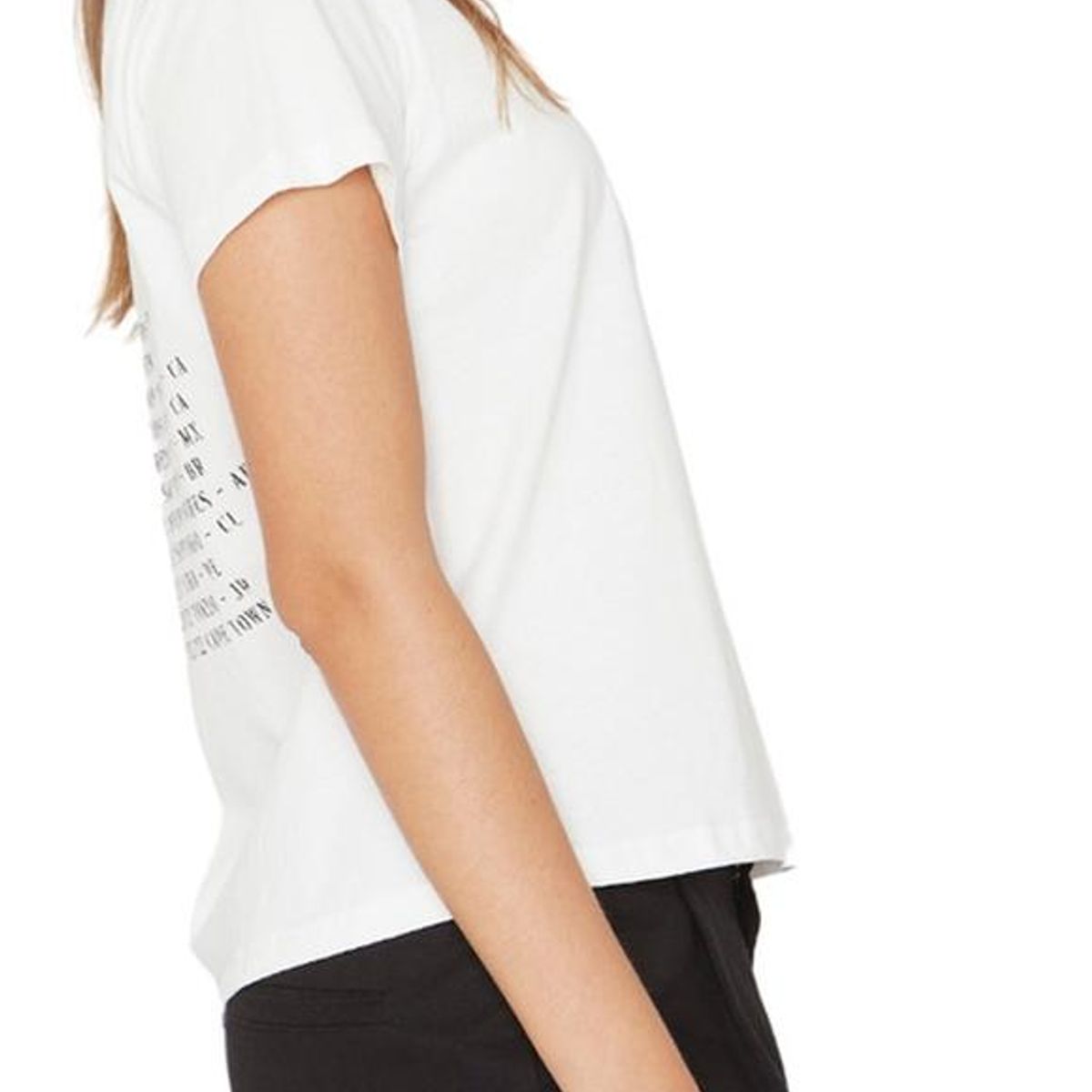 JACINTA TIENDA - Polera The district blanca Jacinta Tienda