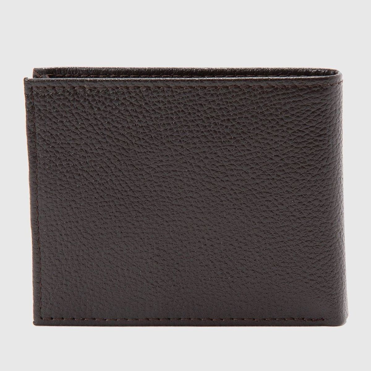 TOMMY HILFIGER - BILLETERA DE CUERO CLÁSICA CAFÉ TOMMY HILFIGER