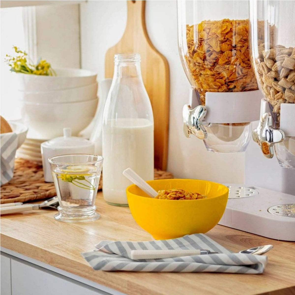 IMAHE - Set de 6 bowl melamina amarillo 10 cm. IMAHE