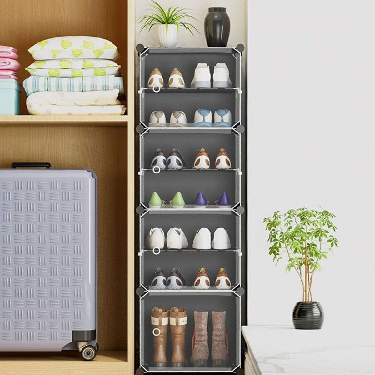 DE TODO Y MAS - Zapatero Organizador De Zapatos Armable Combinación Libre 4 modulos