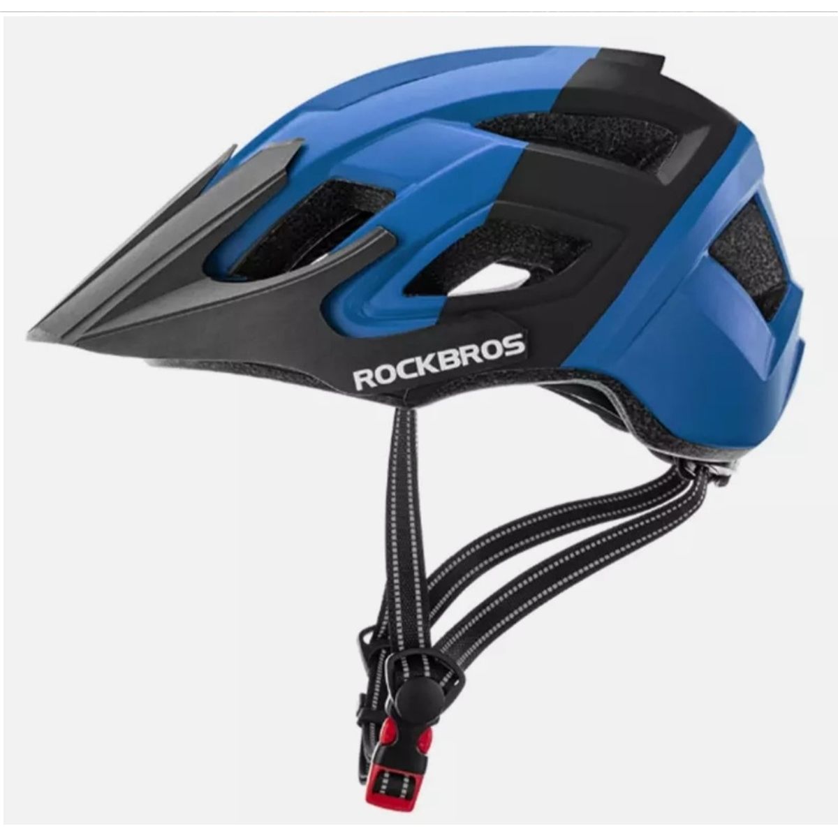 GENERICO - Casco Bicicleta Adulto RockBros Azul