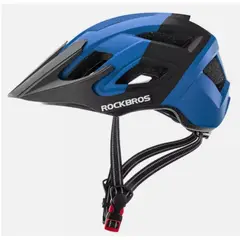 GENERICO - Casco Bicicleta Adulto RockBros Azul