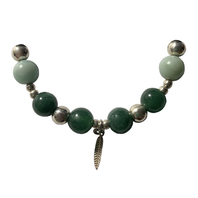 TAETHAI - Pulsera plata 925 y piedras naturales
