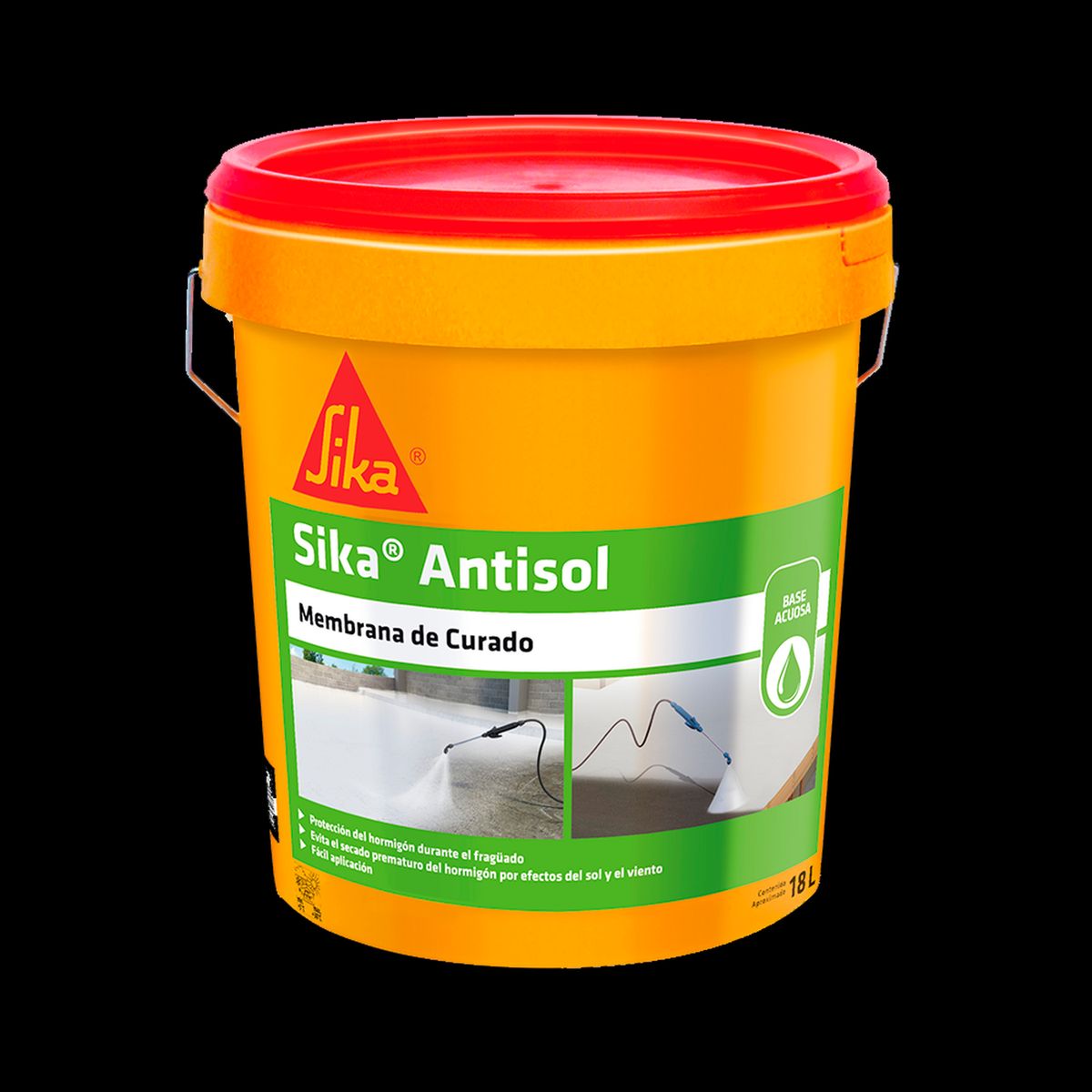 SIKA - SIKA ANTISOL - Membrana de Curado en Emulsión Tineta 18lts