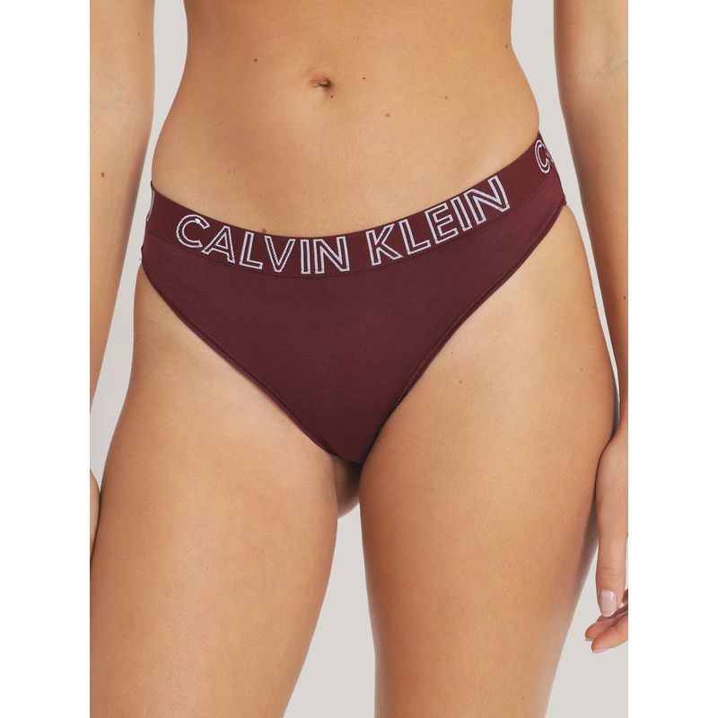 CALVIN KLEIN - Calzón Bikini Ultimate Cotton Burdeo Calvin Klein