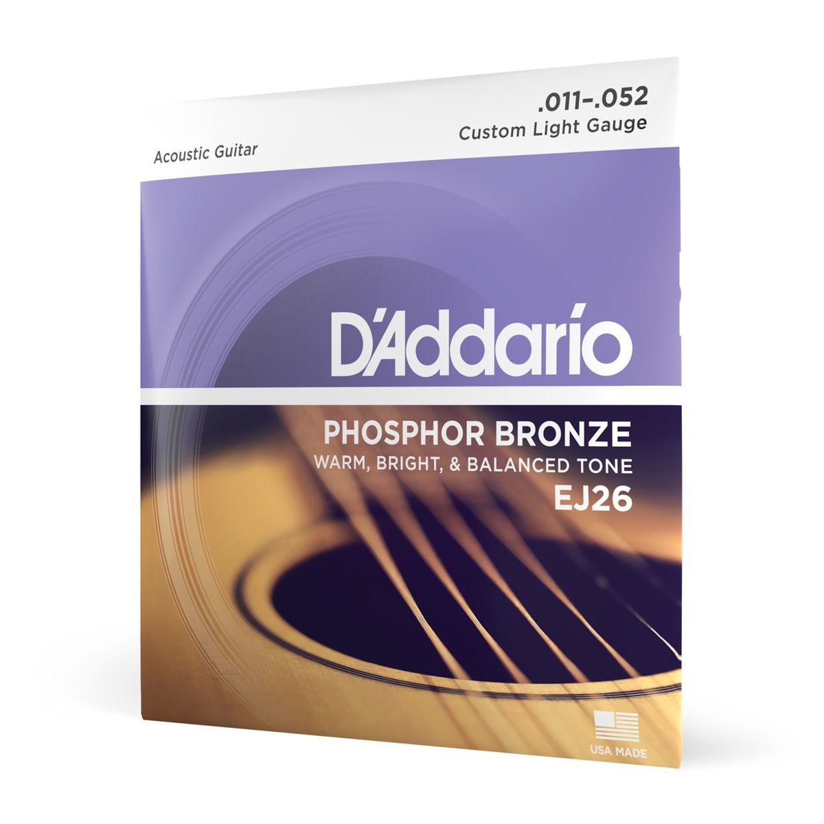 DADDARIO - Set Cuerdas Guitarra Acústica 11-52 EJ26 Daddario