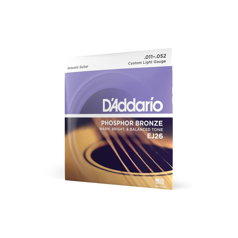 DADDARIO - Set Cuerdas Guitarra Acústica 11-52 EJ26 Daddario