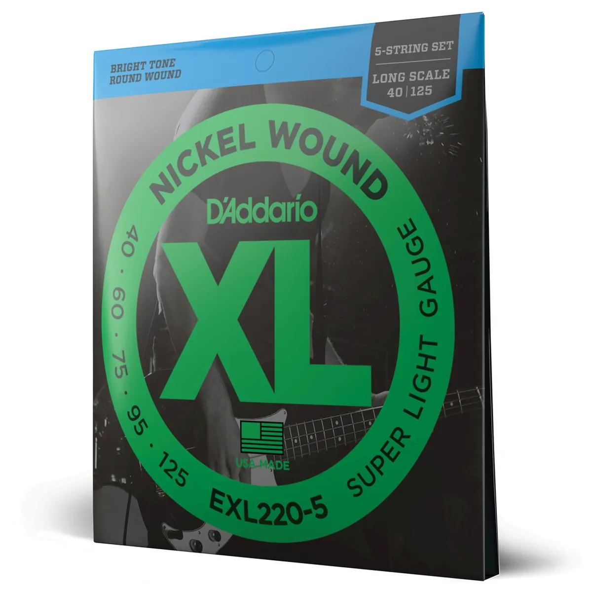 DADDARIO - Set Cuerdas Bajo Eléctrico 40-125 EXL220-5 Daddario