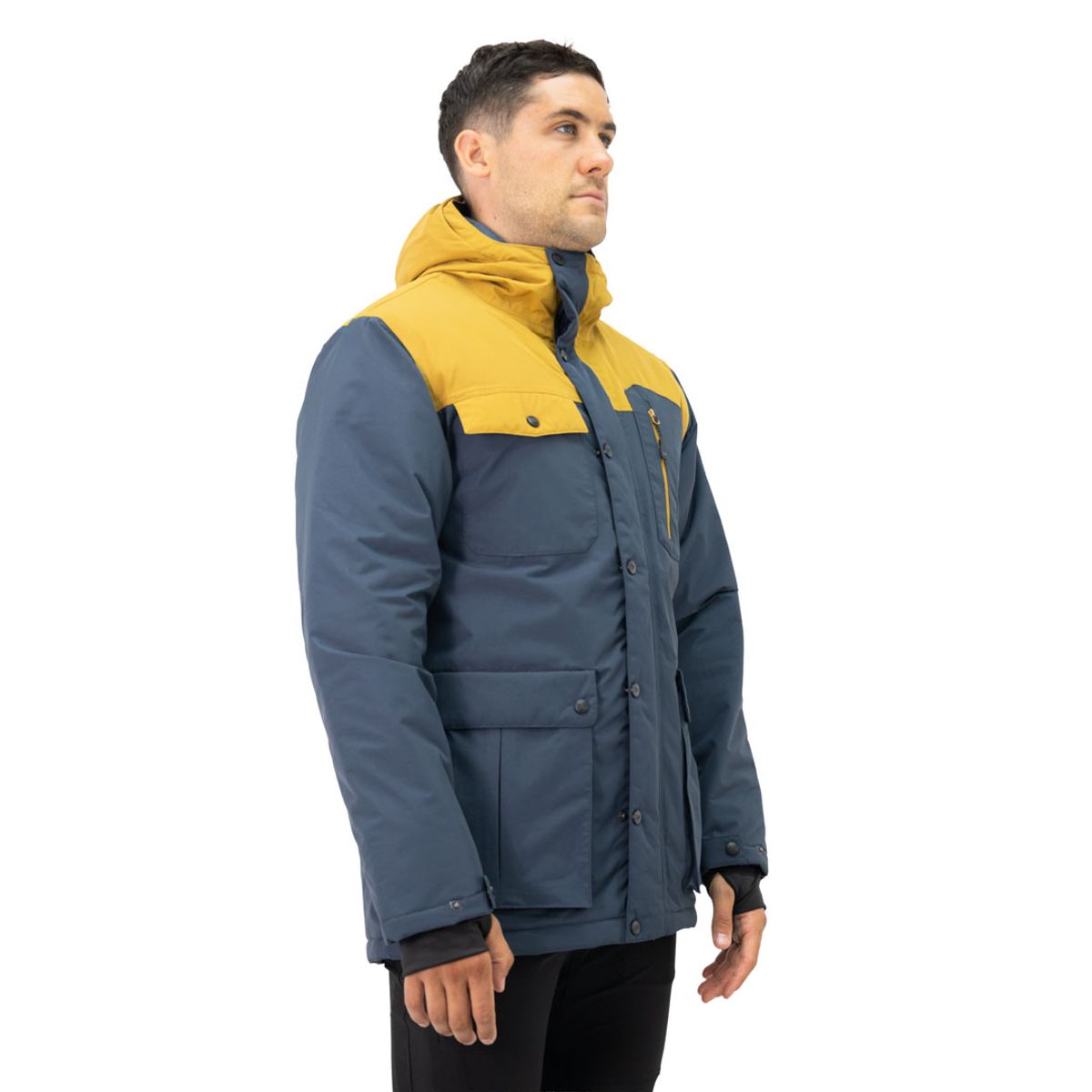 HARDWORK - Parka HW Kodiak Azul Mostaza