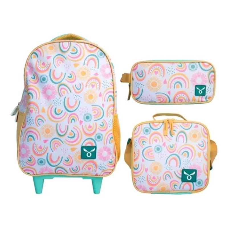 MOOSE - Pack Escolar mochila ruedas + estuche+ lonchera