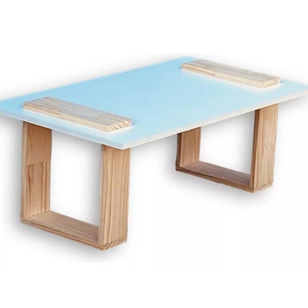 GENERICO - Hermosas Mesas De Centro En Melamina Entrega Inmediata Pino