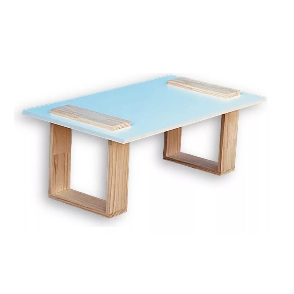 GENERICO - Hermosas Mesas De Centro En Melamina Entrega Inmediata Pino