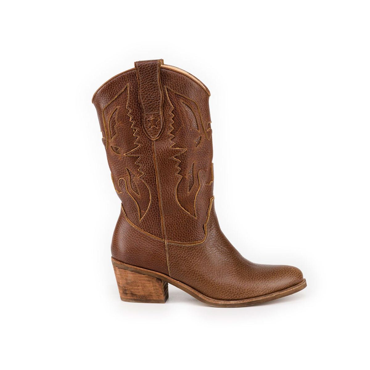 VANESSA GIL - BOTA MUJER DE CUERO AGUILA CHOCOLATE