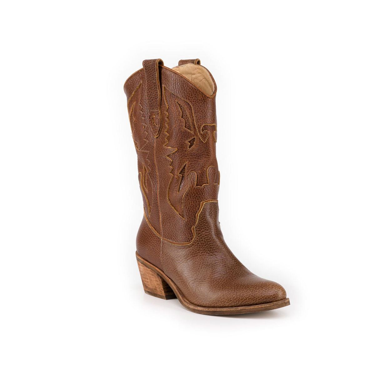 VANESSA GIL - BOTA MUJER DE CUERO AGUILA CHOCOLATE