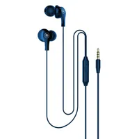 Audífonos In Ear Estéreo Con Microfono Azul